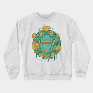 Mounta‌in Green Mystic Aquarius Vase Crewneck Sweatshirt